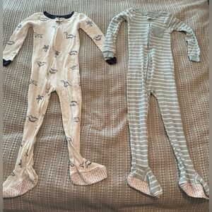 2 Carters Boy One Piece Pajamas